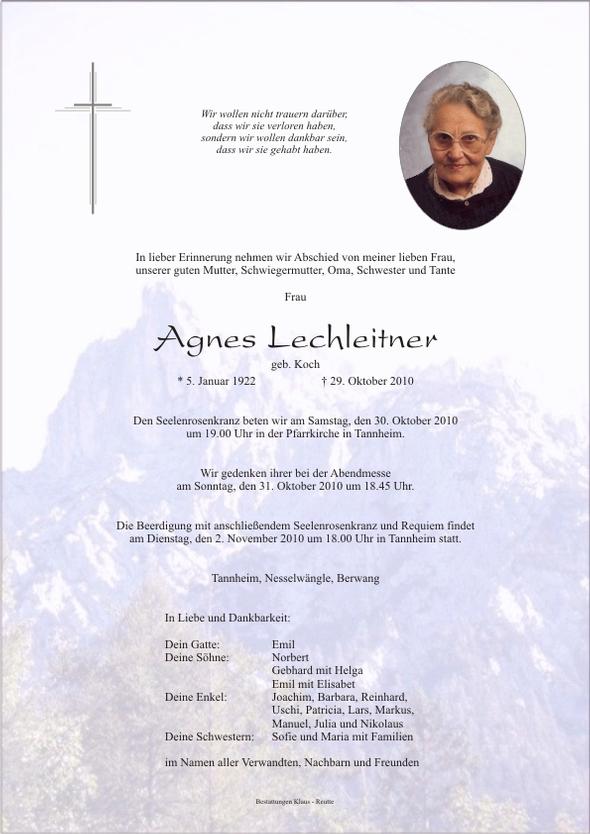 Agnes Lechleitner